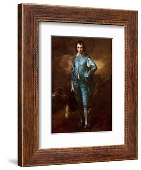 The Blue Boy-Thomas Gainsborough-Framed Art Print