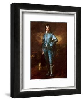 The Blue Boy-Thomas Gainsborough-Framed Art Print