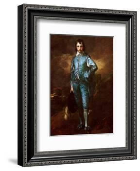 The Blue Boy-Thomas Gainsborough-Framed Art Print
