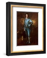 The Blue Boy-Thomas Gainsborough-Framed Art Print