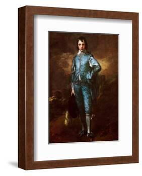 The Blue Boy-Thomas Gainsborough-Framed Art Print