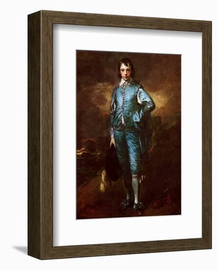 The Blue Boy-Thomas Gainsborough-Framed Art Print