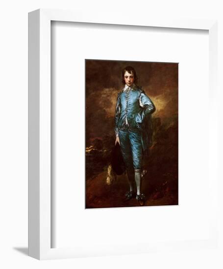 The Blue Boy-Thomas Gainsborough-Framed Art Print