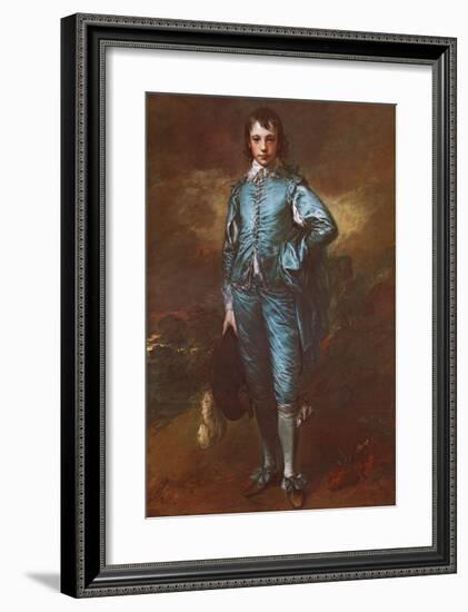 The Blue Boy-Thomas Gainsborough-Framed Art Print