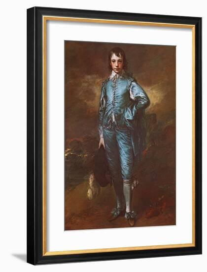 The Blue Boy-Thomas Gainsborough-Framed Art Print