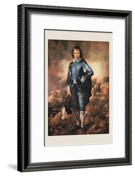 The Blue Boy-Thomas Gainsborough-Framed Art Print