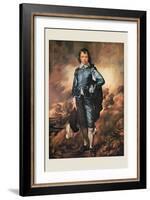 The Blue Boy-Thomas Gainsborough-Framed Art Print
