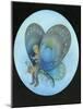 The Blue Butterfly-Wayne Anderson-Mounted Giclee Print