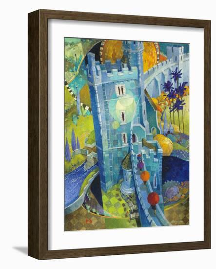 The Blue Castle-David Galchutt-Framed Giclee Print