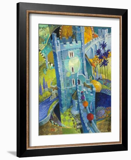 The Blue Castle-David Galchutt-Framed Giclee Print