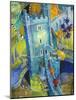 The Blue Castle-David Galchutt-Mounted Giclee Print