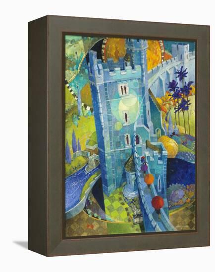 The Blue Castle-David Galchutt-Framed Premier Image Canvas