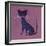 The Blue Cat, 1970s-George Adamson-Framed Giclee Print