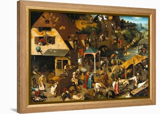 The Blue Cloak (De Blauwe Huik), 1559-Pieter Bruegel the Elder-Framed Premier Image Canvas