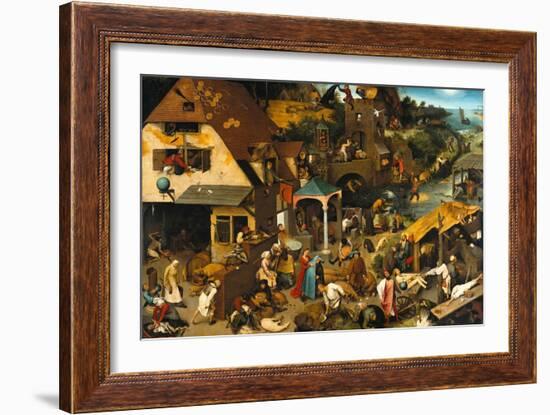 The Blue Cloak (De Blauwe Huik), 1559-Pieter Bruegel the Elder-Framed Giclee Print