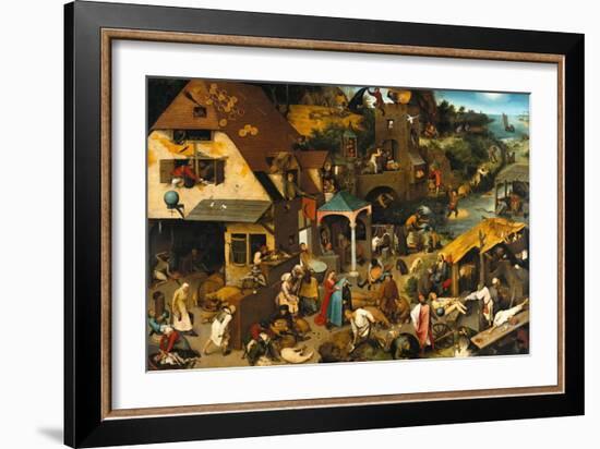 The Blue Cloak (De Blauwe Huik), 1559-Pieter Bruegel the Elder-Framed Giclee Print