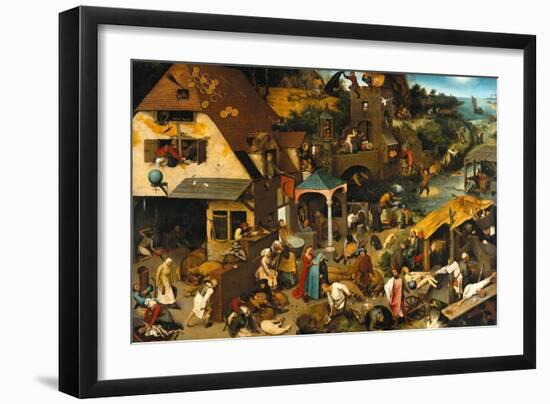 The Blue Cloak (De Blauwe Huik), 1559-Pieter Bruegel the Elder-Framed Giclee Print