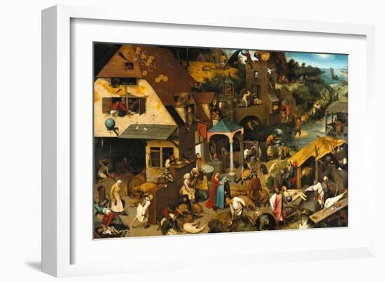 The Blue Cloak (De Blauwe Huik), 1559-Pieter Bruegel the Elder-Framed Giclee Print