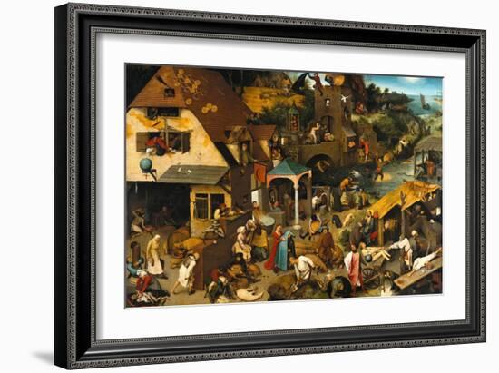 The Blue Cloak (De Blauwe Huik), 1559-Pieter Bruegel the Elder-Framed Giclee Print