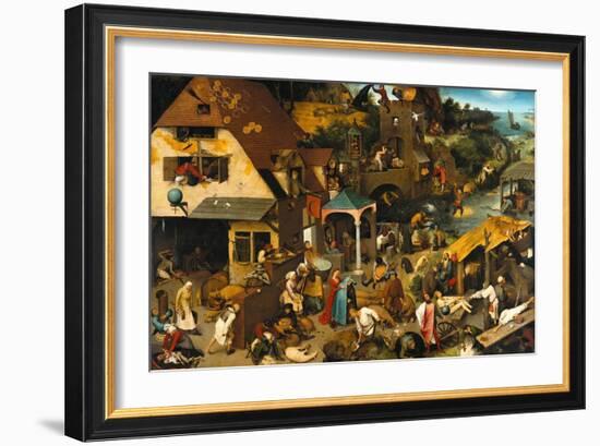 The Blue Cloak (De Blauwe Huik), 1559-Pieter Bruegel the Elder-Framed Giclee Print