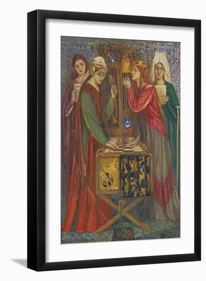 The Blue Closet-Dante Gabriel Rossetti-Framed Giclee Print