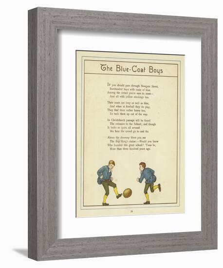 The Blue Coat Boys-Thomas Crane-Framed Giclee Print