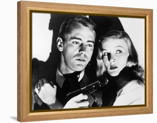 The Blue Dahlia, 1946-null-Framed Premier Image Canvas