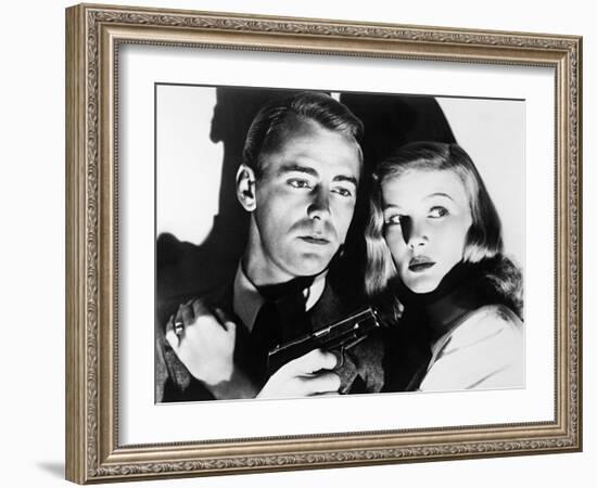 The Blue Dahlia, 1946-null-Framed Photographic Print