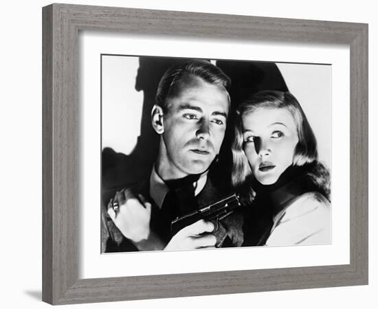 The Blue Dahlia, 1946-null-Framed Photographic Print