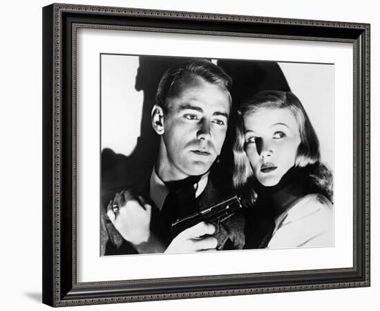 The Blue Dahlia, 1946-null-Framed Photographic Print