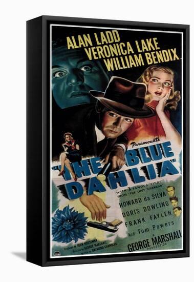 The Blue Dahlia, Alan Ladd, Veronica Lake, 1946-null-Framed Stretched Canvas