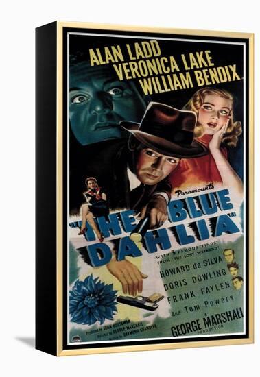 The Blue Dahlia, Alan Ladd, Veronica Lake, 1946-null-Framed Stretched Canvas