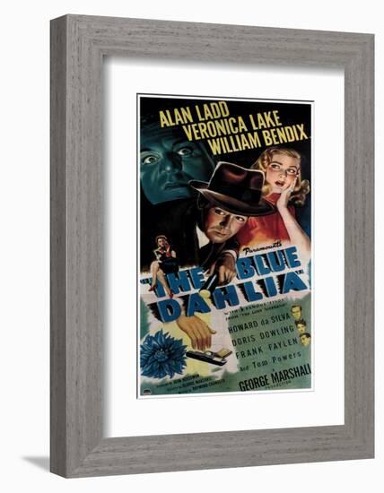 The Blue Dahlia, Alan Ladd, Veronica Lake, 1946-null-Framed Photo