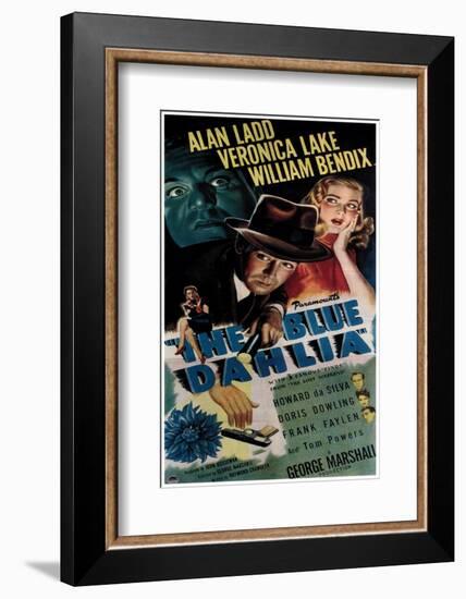 The Blue Dahlia, Alan Ladd, Veronica Lake, 1946-null-Framed Photo