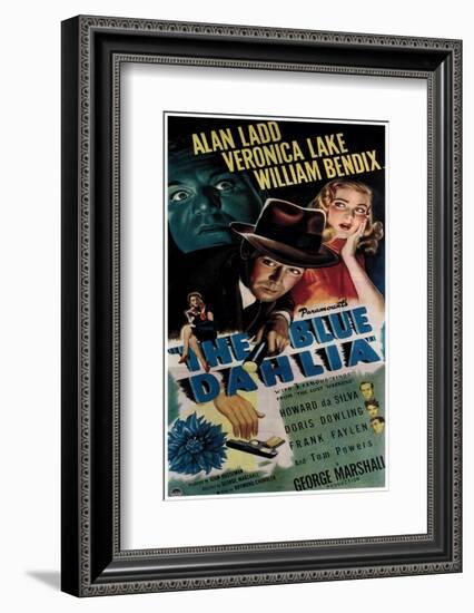 The Blue Dahlia, Alan Ladd, Veronica Lake, 1946-null-Framed Photo