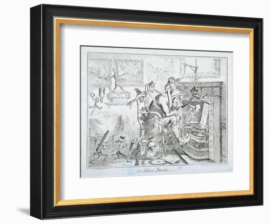 The Blue Devils, 1835-George Cruikshank-Framed Giclee Print