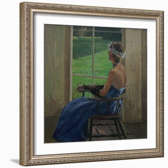 The Blue Dress, 2009-Pat Maclaurin-Framed Giclee Print