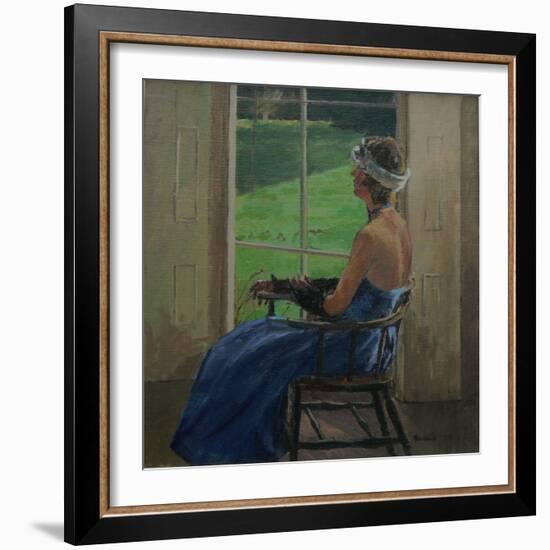 The Blue Dress, 2009-Pat Maclaurin-Framed Giclee Print