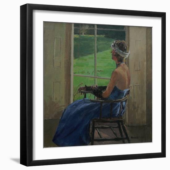 The Blue Dress, 2009-Pat Maclaurin-Framed Giclee Print