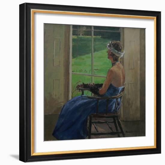 The Blue Dress, 2009-Pat Maclaurin-Framed Giclee Print