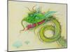 The Blue Eared Dragon, 2000-Wayne Anderson-Mounted Giclee Print