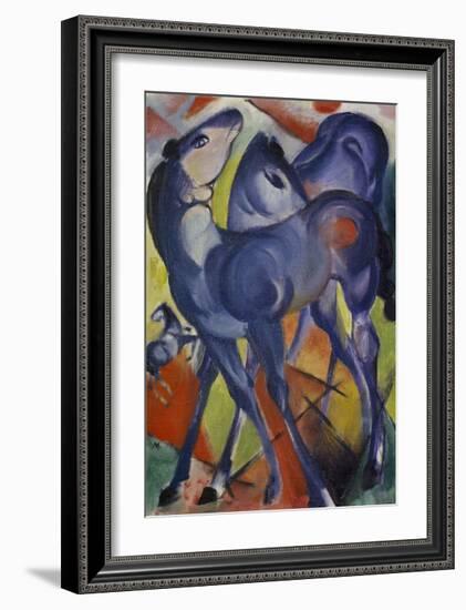 The Blue Foals 1913-Franz Marc-Framed Giclee Print