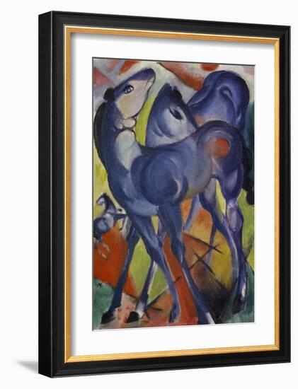 The Blue Foals 1913-Franz Marc-Framed Giclee Print