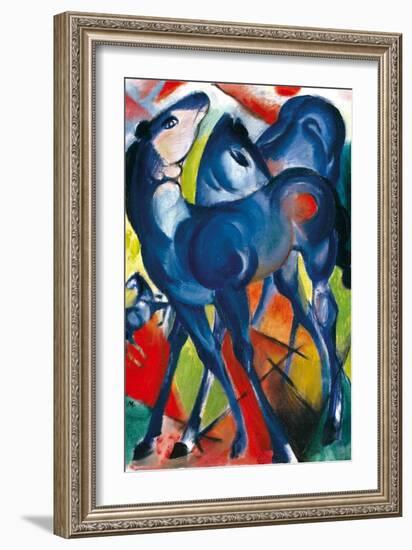 The Blue Foals-Franz Marc-Framed Giclee Print