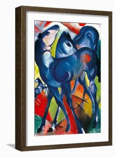 The Blue Foals-Franz Marc-Framed Giclee Print