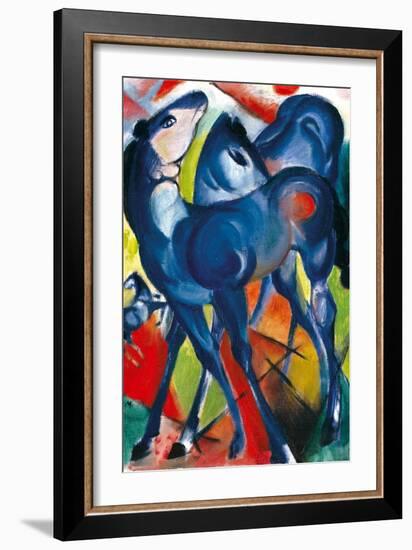 The Blue Foals-Franz Marc-Framed Giclee Print