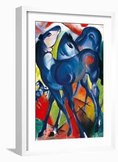 The Blue Foals-Franz Marc-Framed Giclee Print