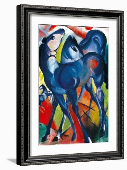 The Blue Foals-Franz Marc-Framed Giclee Print