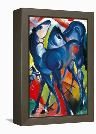 The Blue Foals-Franz Marc-Framed Premier Image Canvas