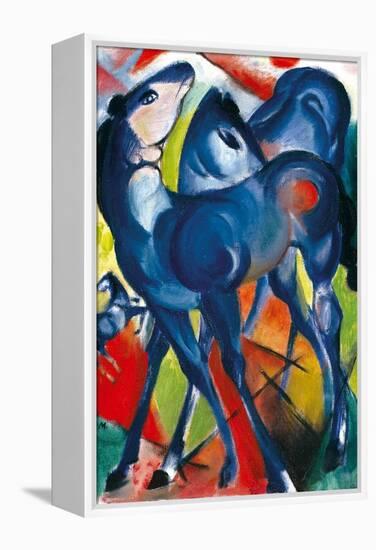 The Blue Foals-Franz Marc-Framed Premier Image Canvas